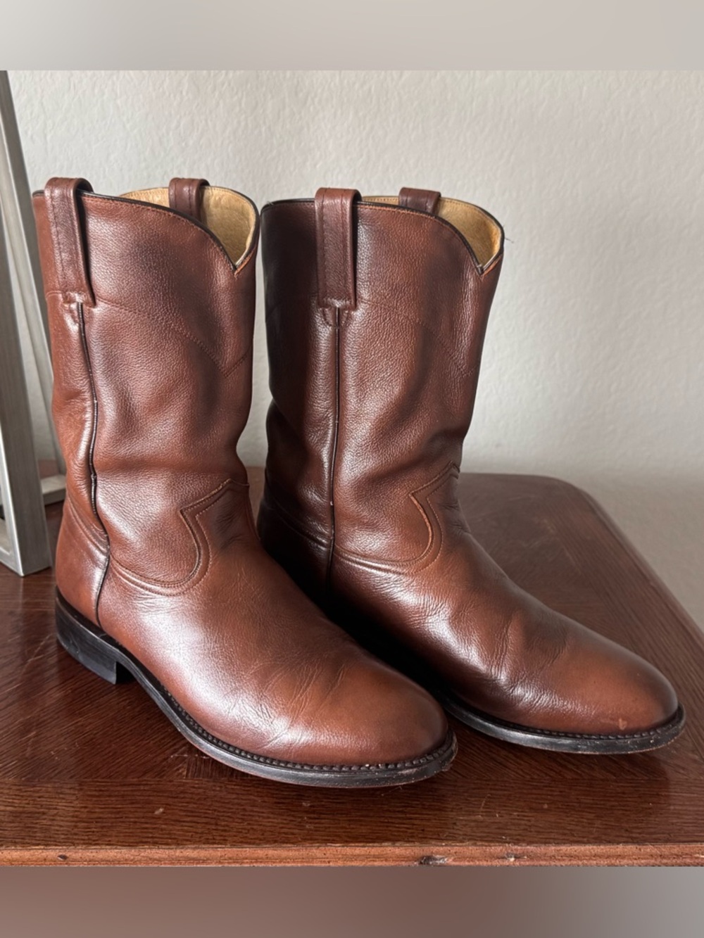 Dan Post 10D 6587 Brown Men's Roper Boots